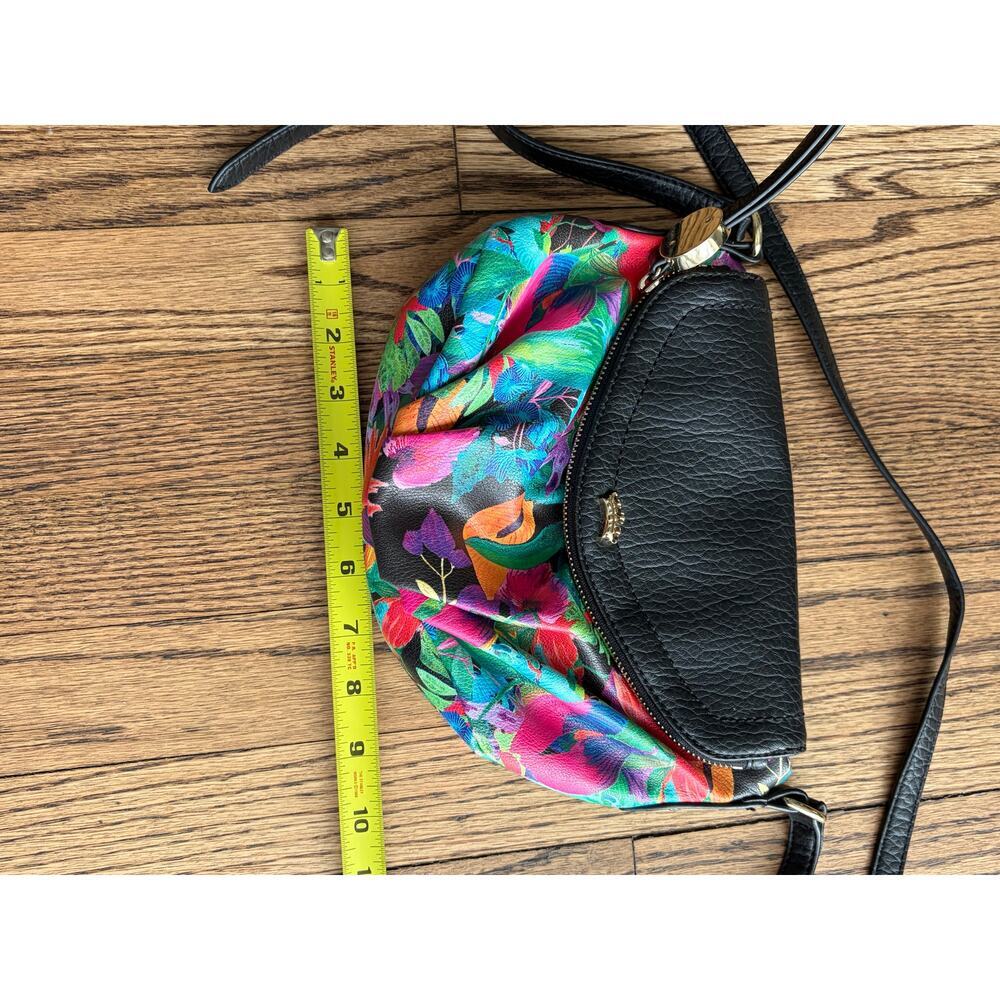 Juicy Couture Tropical Floral Envelope Style Crossbody Bag - Picture 11 of 11